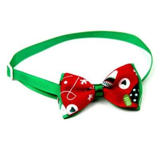 Christmas Pet Bow Ties - Festive Handmade Accessories For Dogs And