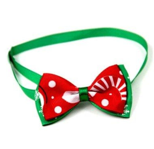 Christmas Pet Bow Ties - Festive Handmade Accessories For Dogs And