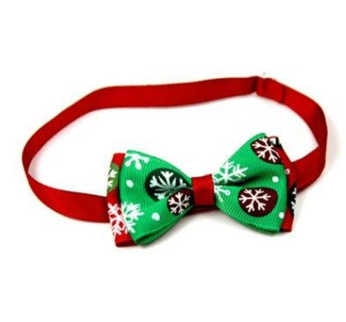 Christmas Pet Bow Ties - Festive Handmade Accessories For Dogs And