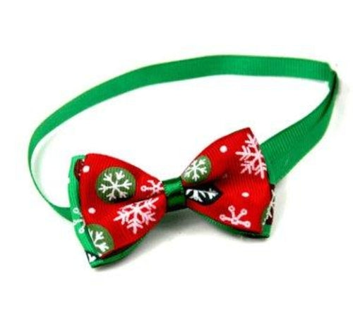 Christmas Pet Bow Ties - Festive Handmade Accessories For Dogs And